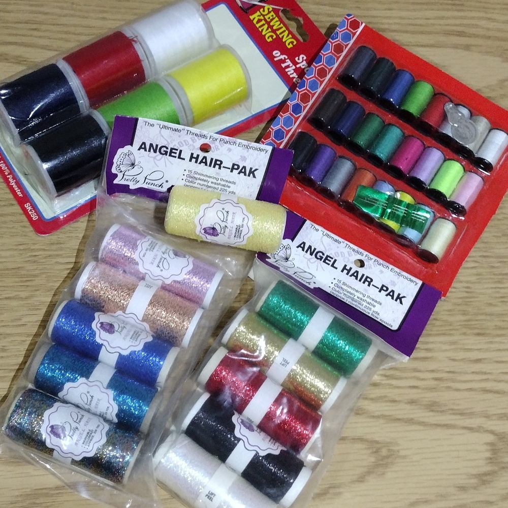 Angel Hair-Pak Decorative Metallic Thread Packs - Multi Color - Picture 2 of 7